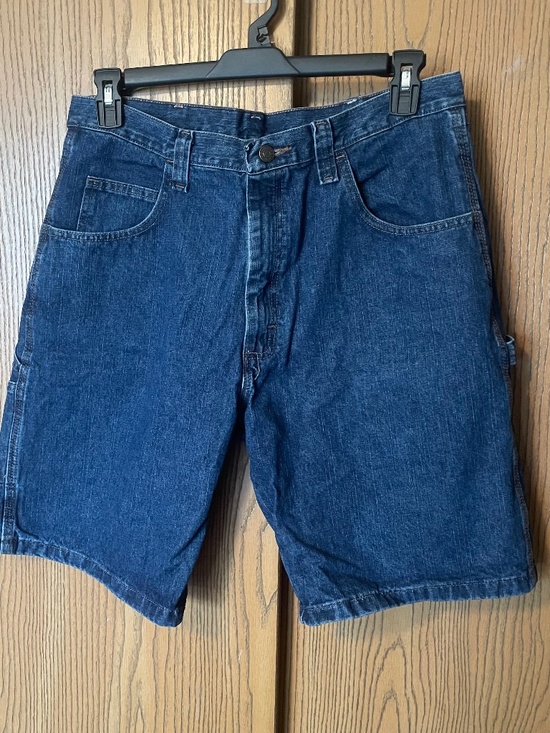 Wrangler Other - WRANGLER MENS DARK BLUE CARPENTER DENIM JEANS SHORTS 10” INSEAM SIZE 36